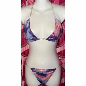 🩷💜 Tie-Dye Bikini Set